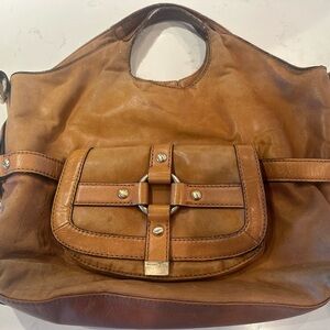 Michael Kors Amherst Brown Leather Handbag